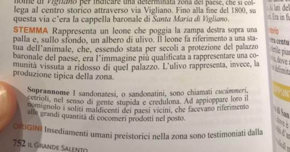 Per la guida “cucummari” significa “stupidi”: il sindaco di San Donato va  su tutte le furie