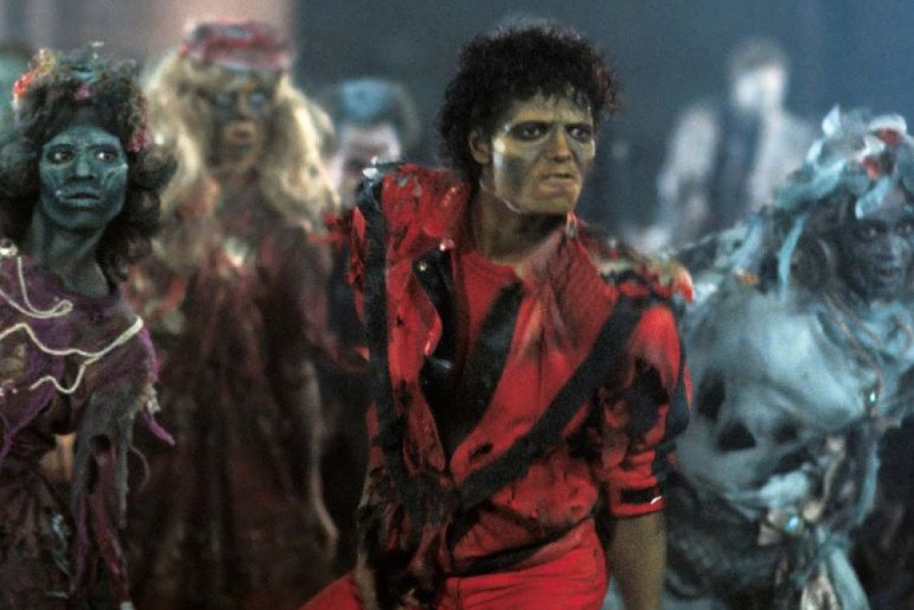 La faccia da zombie del thriller di Michael Jackson