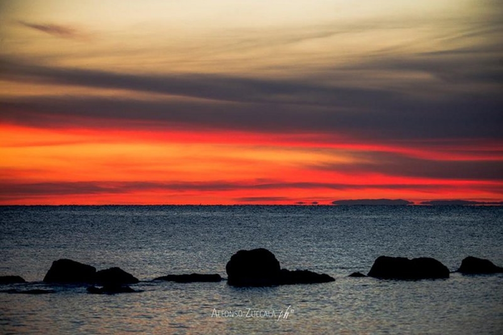 Gallipoli Il Cielo Al Tramonto E Un Dipinto