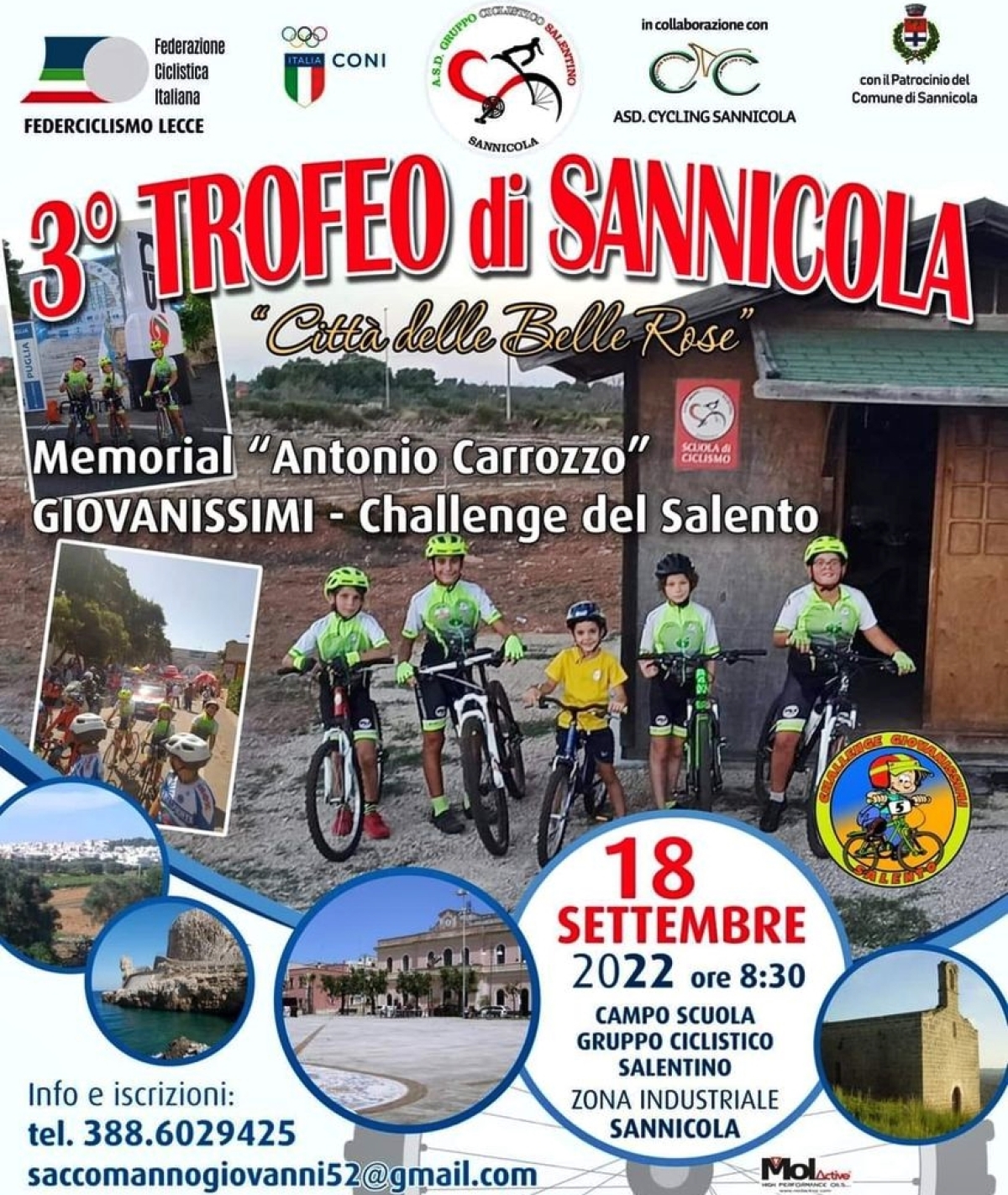 Domenica in sella nel Trofeo Sannicola - Città delle Belle Rose