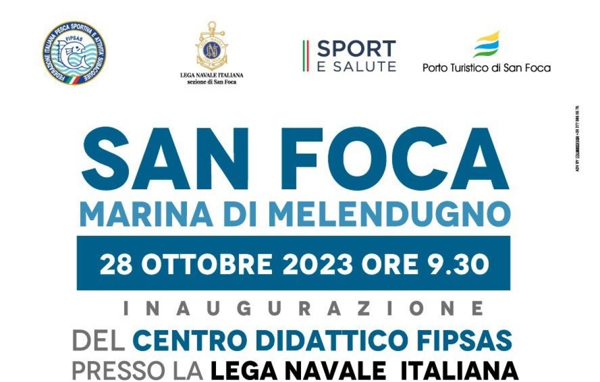 La Lega Navale Italiana a San Foca ospita il primo “Centro didattico  federale di pesca” della Puglia